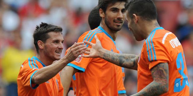 Sempat Tertinggal, Valencia Bungkam Benfica 3-1 Sempat Tertinggal, Valencia Bungkam Benfica 3-1