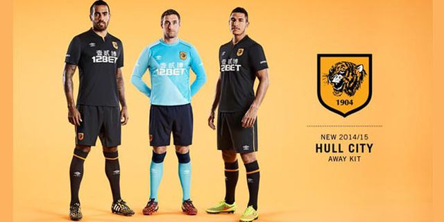 Detail Jersey Away Hull City 2014-15