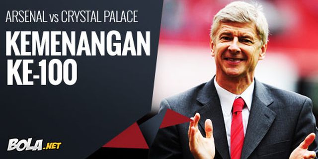 Preview: Arsenal vs Crystal Palace, Kemenangan ke-100