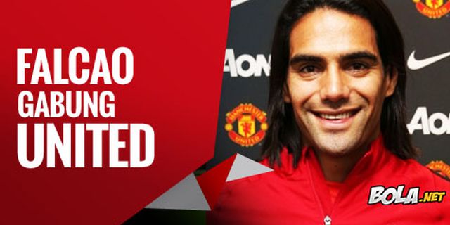 Gabung MU, Falcao Ungkap Kegembiraan di Sosmed