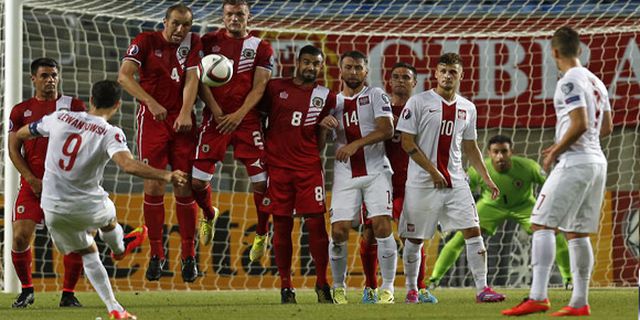 Galeri Kualifikasi EURO 2016: Gibraltar 0-7 Polandia