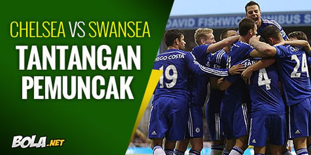 Preview: Chelsea vs Swansea, Tantangan Pemuncak