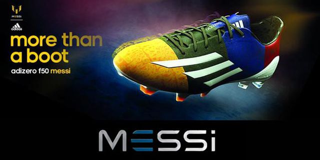 F50 Blaugrana, Sepatu Baru Ala Barca Milik Messi F50 Blaugrana, Sepatu Baru Ala Barca Milik Messi
