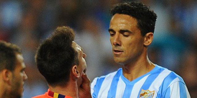 Serang Messi, Bek Malaga Tak Diusir