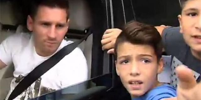 Video: Dapat Kesempatan Jumpa Messi, Bocah Ini Menggila