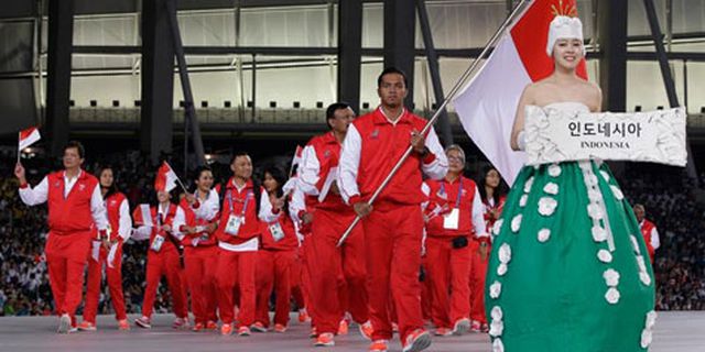 Djohar: Seragam Kontingen Indonesia di Asian Games 2014 Jelek