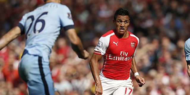 Chamberlain: Alexis Sanchez Tak Sabar Beraksi di Derby