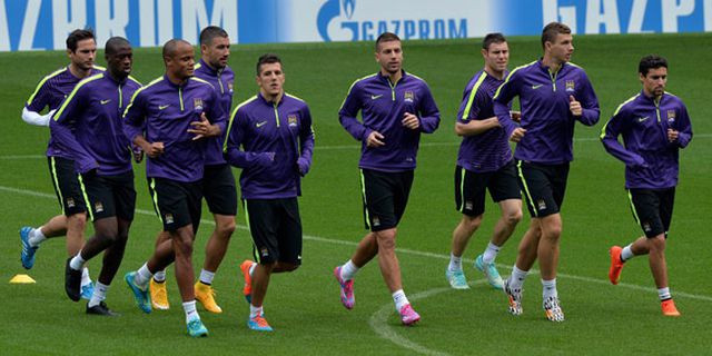 Galeri: Persiapan Manchester City Jamu AS Roma