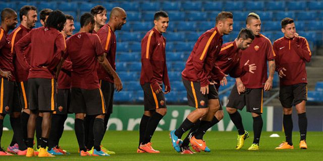 Galeri: Persiapan AS Roma Kontra Manchester City