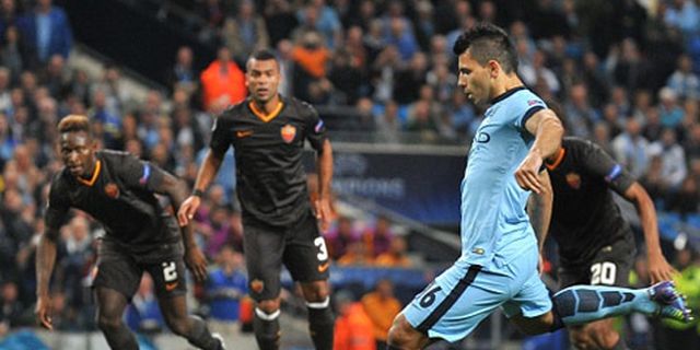 Aguero, Spesialis Gol Kilat City di Liga Champions Aguero, Spesialis Gol Kilat City di Liga Champions