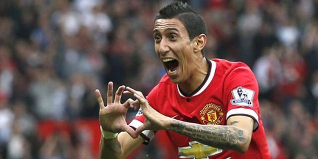 Di Maria Bangga Satu Tim dengan RVP dan Rooney