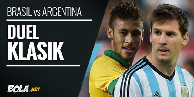 Preview: Brasil vs Argentina, Klasik di Tempat Netral