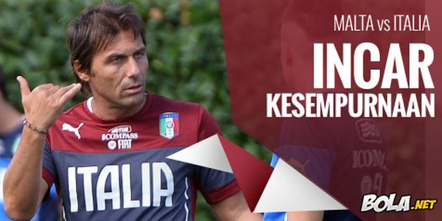 Preview: Malta vs Italia, Incar Kesempurnaan Preview: Malta vs Italia, Incar Kesempurnaan
