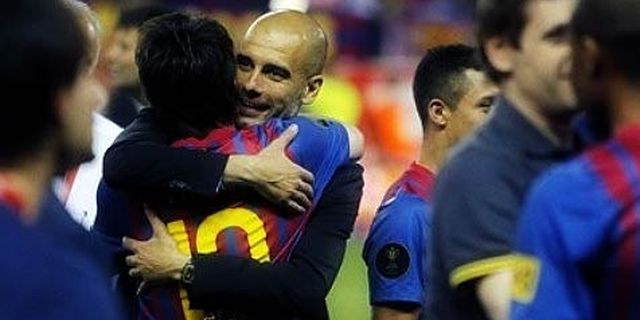 Guardiola Ungkap Momen Messi Jadi False Nine Guardiola Ungkap Momen Messi Jadi False Nine