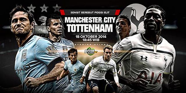 Preview: City vs Tottenham, Dominasi dan Ambisi