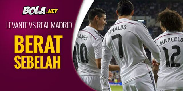 Preview: Levante vs Real Madrid, Duel Beda Dimensi