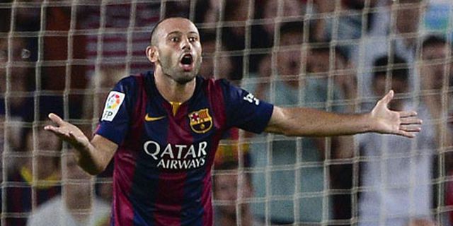 Mascherano Senang Kembali Jadi Gelandang Mascherano Senang Kembali Jadi Gelandang