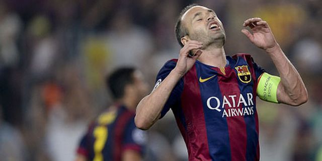 Iniesta Beber Target Barca di Clasico