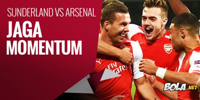 Preview: Sunderland vs Arsenal, Jaga Momentum