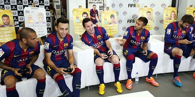 Barisan Bintang Barca Adu Kebolehan di FIFA 15