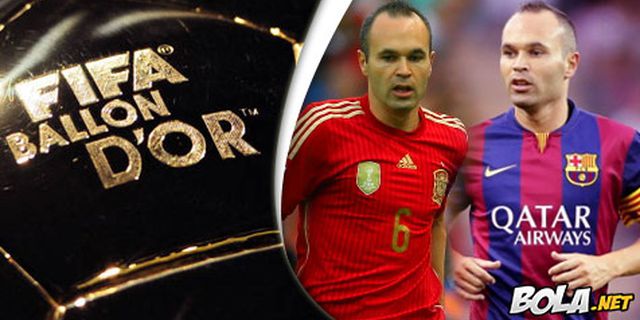 Kandidat Ballon d'Or 2014: Andres Iniesta