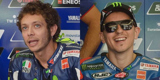 Lorenzo Siap Kalahkan Rossi di MotoGP Valencia