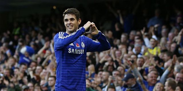 Cetak Gol Cantik, Oscar Berterima Kasih Pada Fabregas