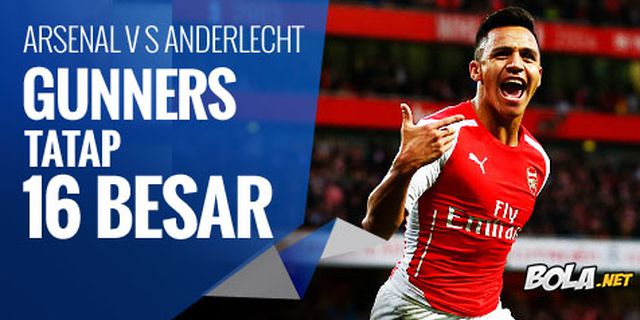 Preview: Arsenal vs Anderlecht, Tuju 16 Besar