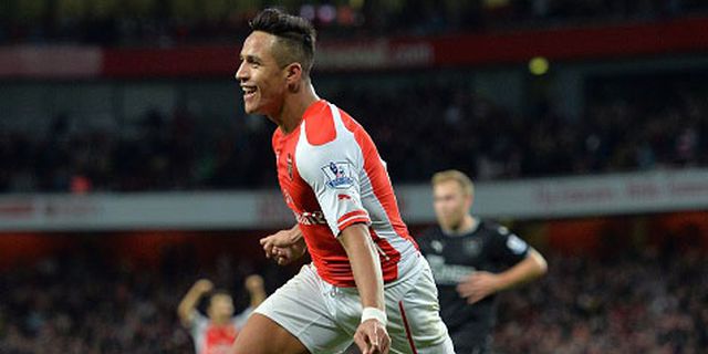 Wenger Kaget Alexis Bisa Cetak 'Gol Inggris'