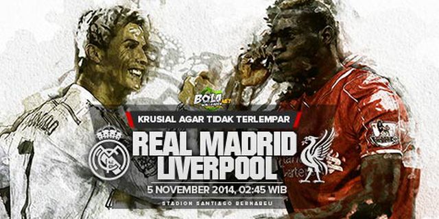 Preview: Real Madrid vs Liverpool, Krusial!