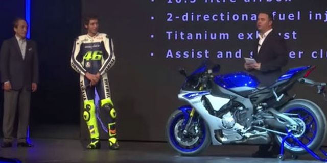 Valentino Rossi Luncurkan R1 Terbaru di Milan