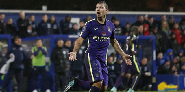 Cetak Brace, Aguero Dipuji Pellegrini