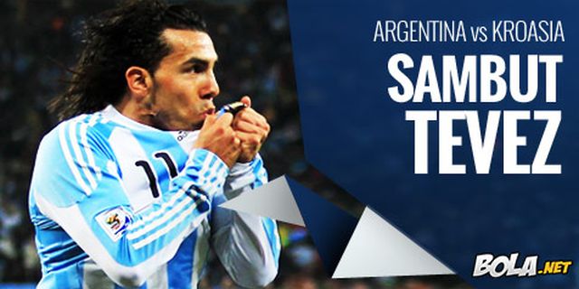 Preview: Argentina vs Kroasia, Kembalinya Tevez