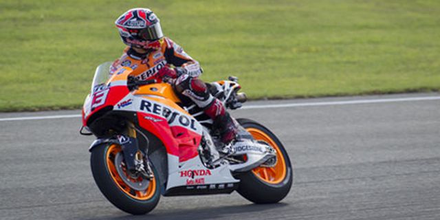 Marquez 'Akhirnya' Tercepat di Uji Coba MotoGP Valencia