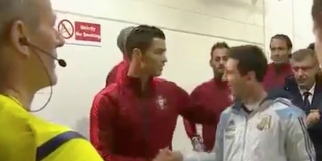 Video: Keakraban Messi vs Ronaldo Jelang Argentina vs Portugal