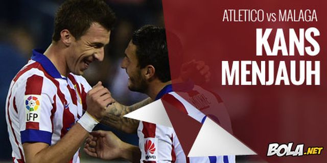 Preview: Atletico vs Malaga, Kans Menjauh