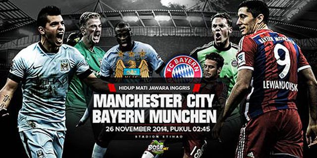 Preview: Man City vs Bayern, Kritis Kontra Santai