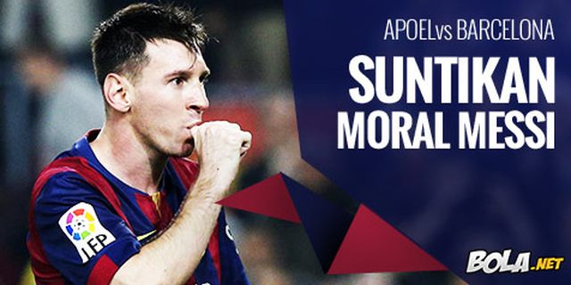 Preview: APOEL vs Barca, Suntikan Moral Messi