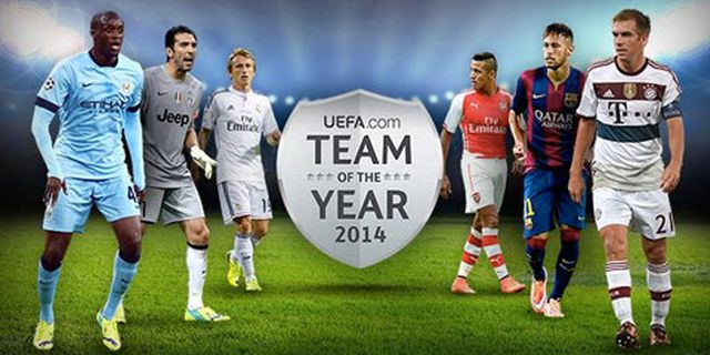 Inilah 40 Pemain Nominasi UEFA Team Of The Year 2014