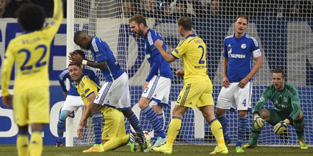 Dibantai Chelsea, Kapten Schalke Minta Maaf Dibantai Chelsea, Kapten Schalke Minta Maaf