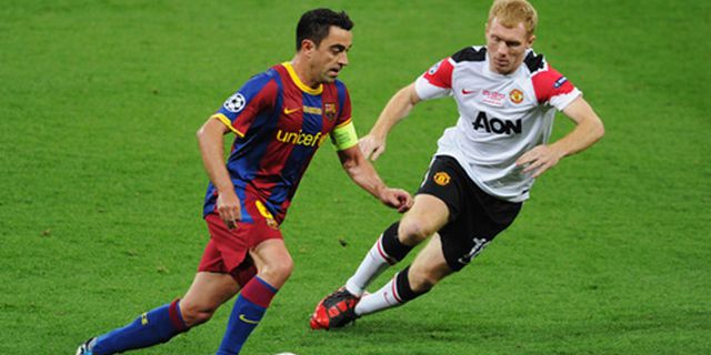 Jadi Rekan Setim Scholes, Impian Xavi Yang Tak Kesampaian