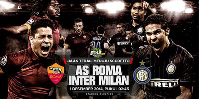 Preview: Roma vs Inter, Misi Bayangi Juventus