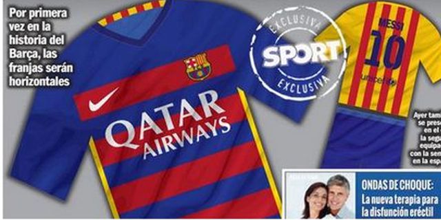 Barca Ganti Pakai Jersey Strip Horizontal Musim Depan?