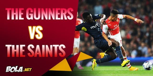 Preview: Arsenal vs Soton, Kontras di Belakang