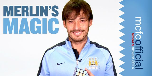 Magis! David Silva Selesaikan Rubik dalam 16 Langkah