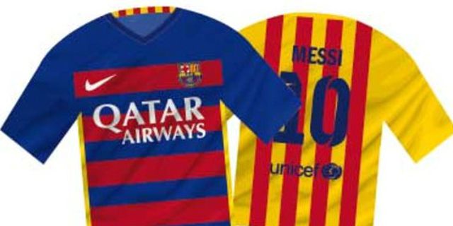 Galeri Bocoran Jersey Kontroversial Barca 