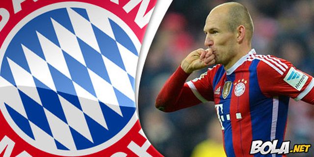 Robben, 100 Gol Berseragam Bayern Robben, 100 Gol Berseragam Bayern