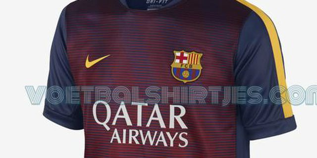 Inilah Bocoran Jersey Latihan Barcelona Musim Depan