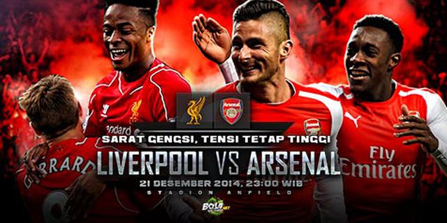 Preview: Liverpool vs Arsenal, Tensi Tinggi