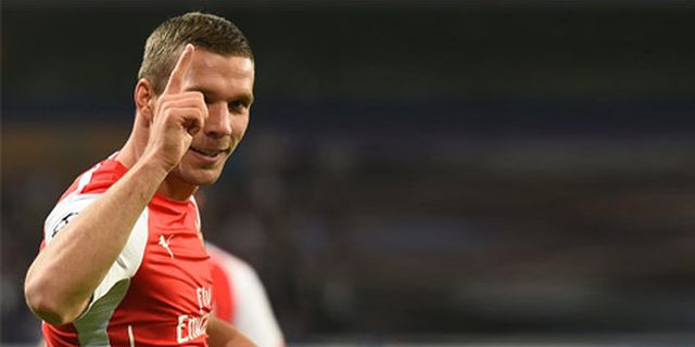 Bahas Masa Depannya, Podolski Temui Manajemen Arsenal